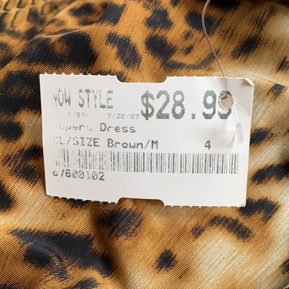 pepper, Leopard Dress - Brown/M - Picture 8 of 8
